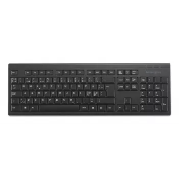 Belaidė klaviatūra Kensington KB150 EQ Pilno dydžio 105 klavišai Juoda