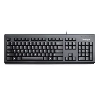 Kensington VALUE KBRD Juoda ES, Full-size (100%), Wired, USB, QWERTY, Juoda