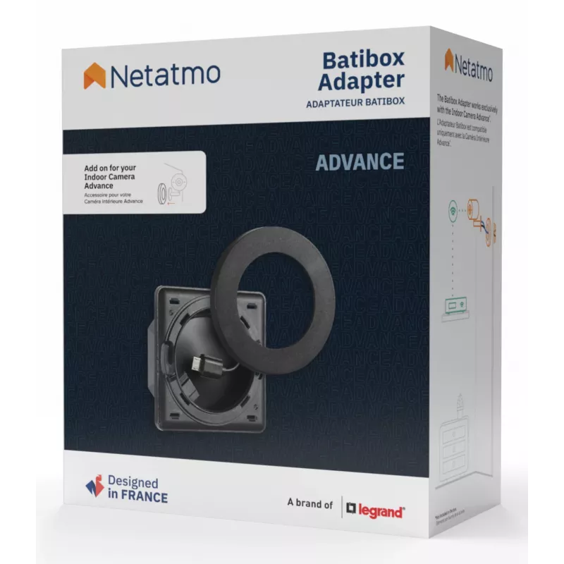 Netatmo NPC-BAT-B apsaugos kameros priedas – adapterio žiedas