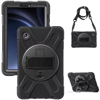 eSTUFF AUSTIN apsauginis dėklas Samsung Galaxy Tab A9 - juodas