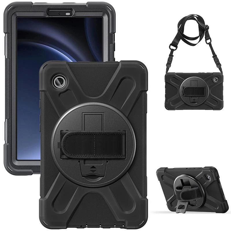 eSTUFF AUSTIN apsauginis dėklas Samsung Galaxy Tab A9 - juodas