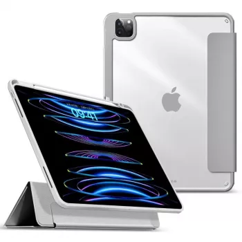 eSTUFF ES68202307-BULK planšečių dėklas 32,8 cm (12,9 colio) Folio Pilka