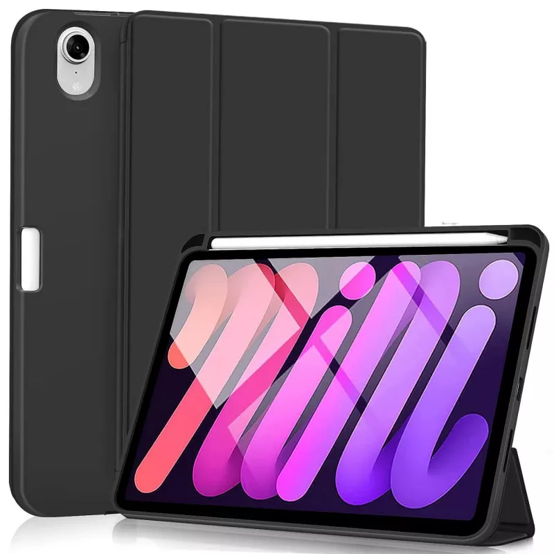 Folio tipo dėklas eSTUFF ES68201101-BULK, skirtas iPad mini 6, 21,1 cm, juodas