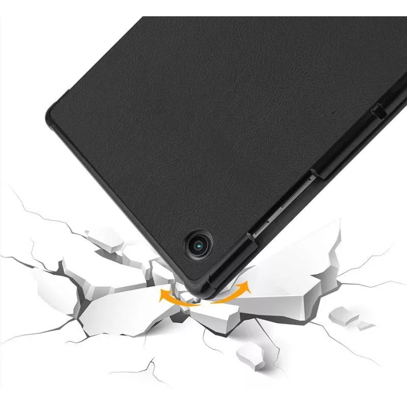 Folio Case eSTUFF Samsung Galaxy Tab A8 10.5 Juodas 2 stovo režimai