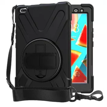 eSTUFF AUSTIN Defender dėklas, skirtas Lenovo TAB M8 HD - juodas