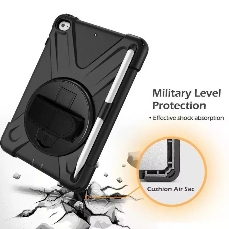 Dėklas eSTUFF AUSTIN Defender Case iPad Mini 5/4, juodas
