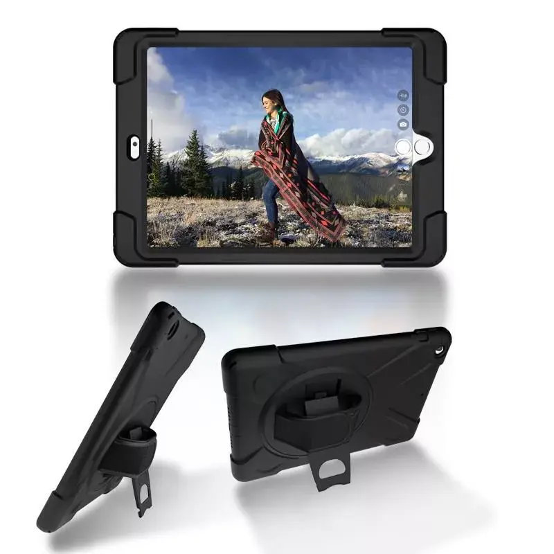 Cover eSTUFF AUSTIN Defender dėklas iPad Air 9.7 juodas
