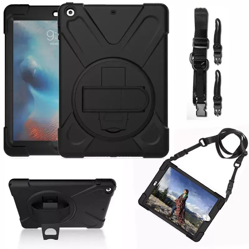 Cover eSTUFF AUSTIN Defender dėklas iPad Air 9.7 juodas