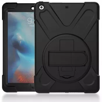 Cover eSTUFF AUSTIN Defender dėklas iPad Air 9.7 juodas