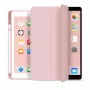 eSTUFF SEATTLE dėklas su pieštuku iPad 9.7 2018/2017 - rožinė PU oda