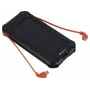 Išorinė baterija Sandberg 3in1 Solar Powerbank 10000 10000 mAh 2A juoda