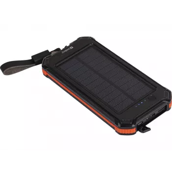 Išorinė baterija Sandberg 3in1 Solar Powerbank 10000 10000 mAh 2A juoda