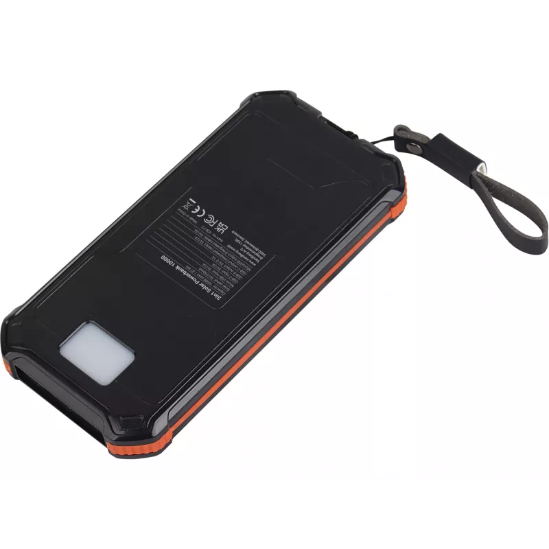 Išorinė baterija Sandberg 3in1 Solar Powerbank 10000 10000 mAh 2A juoda