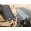 Išorinė baterija Sandberg 3in1 Solar Powerbank 10000 10000 mAh 2A juoda