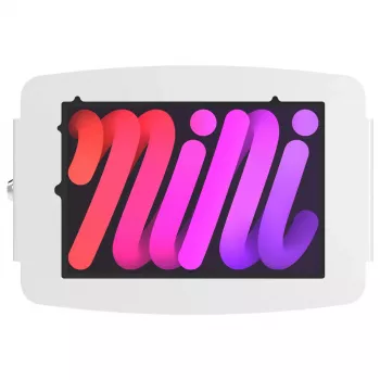 Compulocks Space sieninė korpuso laikiklis „iPad mini“ (8,3 colio) — baltas, tinka „Apple iPad mini“ (maks. 21,1 cm), komplekte 2 raktai