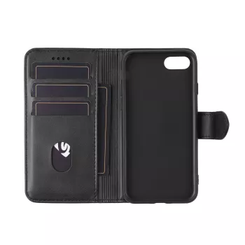 Dėklas piniginė eSTUFF ES67110001-BULK skirtas iPhone SE 2022/2020, juodas