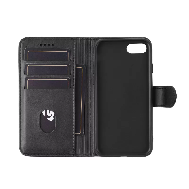 Dėklas piniginė eSTUFF ES67110001-BULK skirtas iPhone SE 2022/2020, juodas