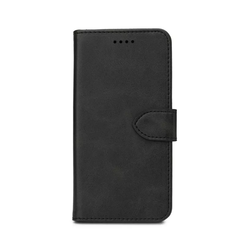 eSTUFF ES67340006-BULK mobiliojo telefono dėklas Piniginės tipo dėklas Juodas