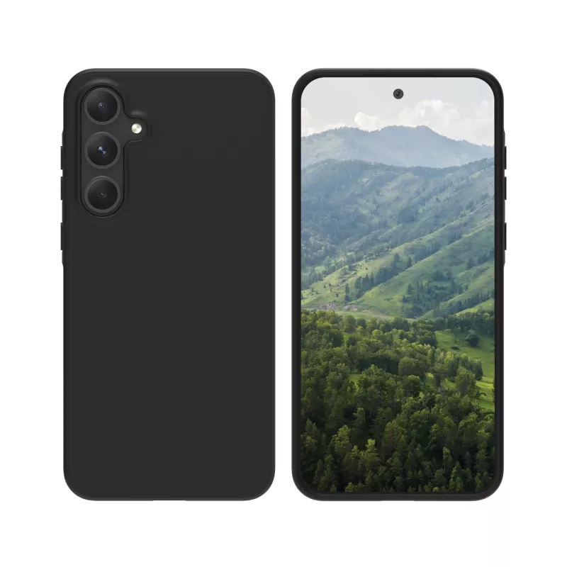 Dėklas dbramante1928 Galaxy A55 5G Night Juoda permatomas