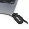 Compulocks Ledge, skirtas MacBook Air 13 colių M2 ir M3 su kombinacine spyna, sidabrinis