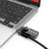 Compulocks Ledge, skirtas MacBook Air 13 colių M2 ir M3 su kombinacine spyna, sidabrinis
