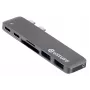 eSTUFF ES84122-Pilka sąsajos šakotuvas USB 3.2 Gen 1 (3.1 Gen 1) Type-C 5000 Mbit/s
