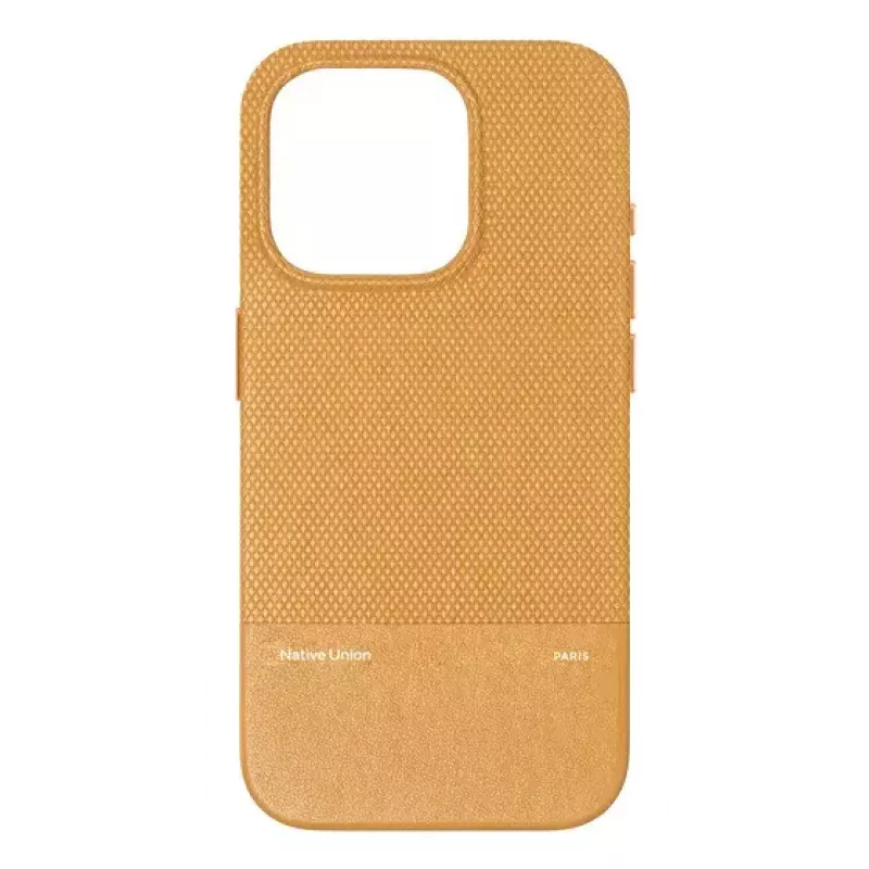 Cover Native Union (Re)Classic dėklas skirtas iPhone 16 Pro Monochromatic Ochre