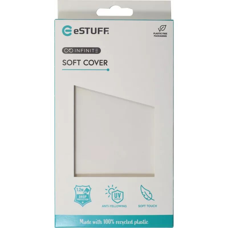 eSTUFF ES67100050 mobiliojo telefono dėklas 15,5 cm (6,1 colio) Užvalkalas Skaidrus