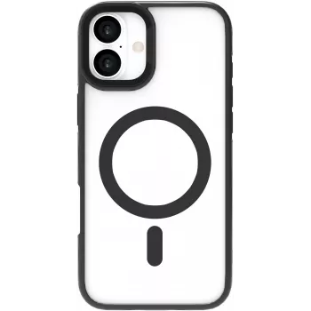 eSTUFF ES67141100 mobiliojo telefono dėklas 15,5 cm (6,1 colio) Užvalkalas Skaidri, juoda