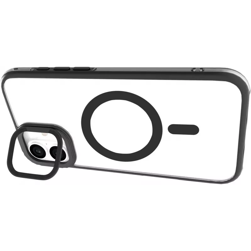 eSTUFF ES67141100 mobiliojo telefono dėklas 15,5 cm (6,1 colio) Užvalkalas Skaidri, juoda