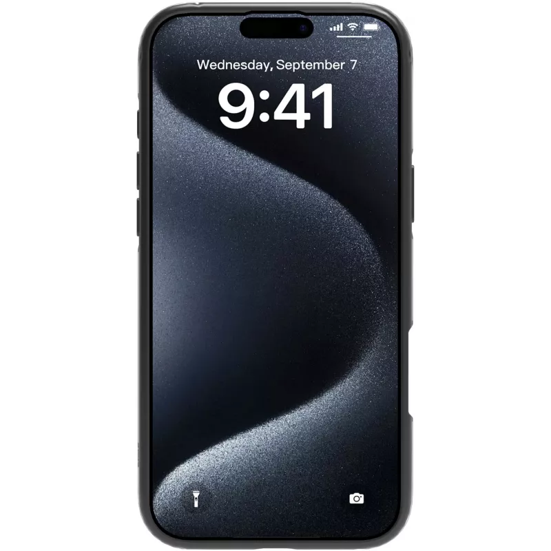 eSTUFF ES67141100 mobiliojo telefono dėklas 15,5 cm (6,1 colio) Užvalkalas Skaidri, juoda