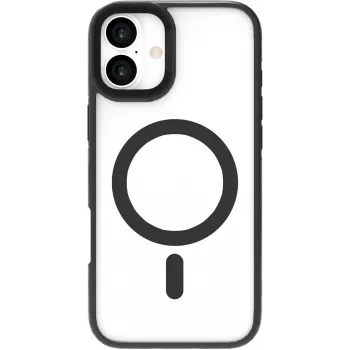 eSTUFF ES67141101 mobiliojo telefono dėklas 17 cm (6,7 col.) Dangtelis permatomas, juodas