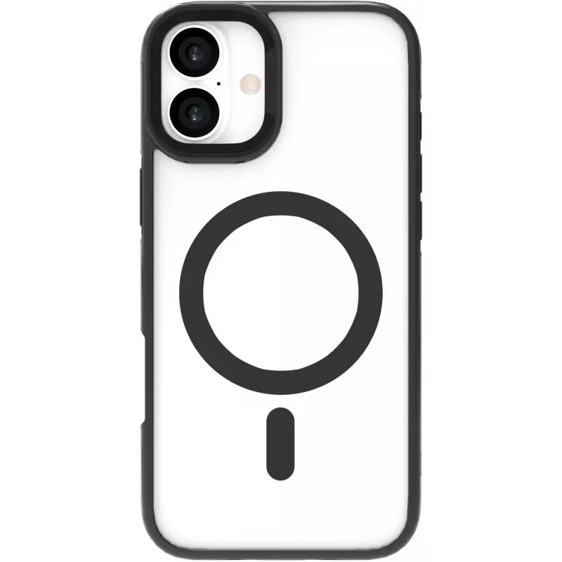 eSTUFF ES67141101 mobiliojo telefono dėklas 17 cm (6,7 col.) Dangtelis permatomas, juodas