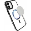 eSTUFF ES67141101 mobiliojo telefono dėklas 17 cm (6,7 col.) Dangtelis permatomas, juodas