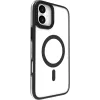 eSTUFF ES67141101 mobiliojo telefono dėklas 17 cm (6,7 col.) Dangtelis permatomas, juodas