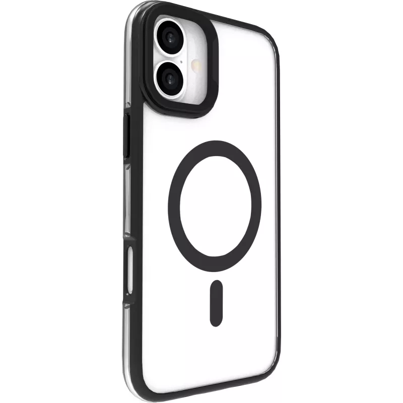 eSTUFF ES67141101 mobiliojo telefono dėklas 17 cm (6,7 col.) Dangtelis permatomas, juodas