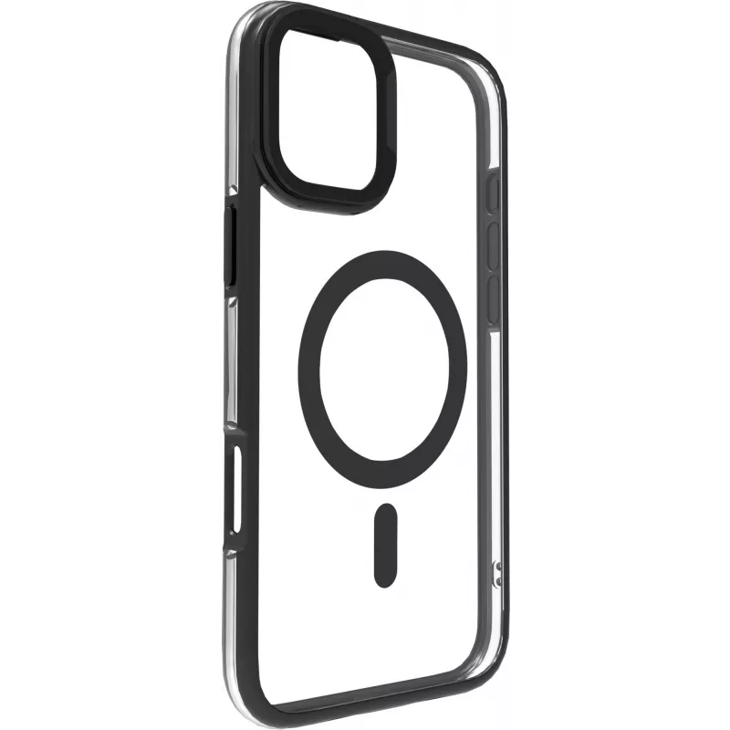 eSTUFF ES67141101 mobiliojo telefono dėklas 17 cm (6,7 col.) Dangtelis permatomas, juodas