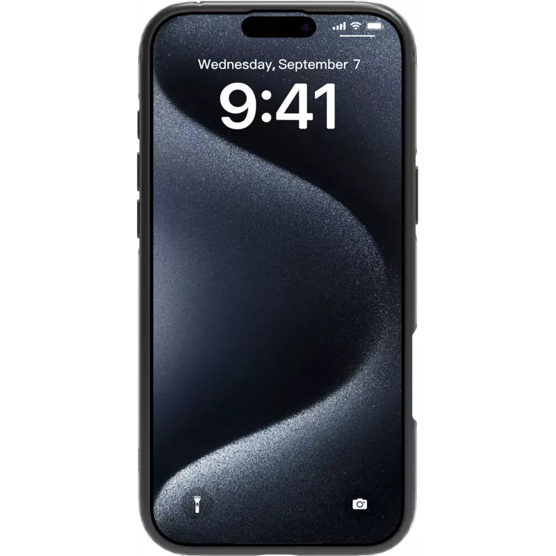 eSTUFF ES67141101 mobiliojo telefono dėklas 17 cm (6,7 col.) Dangtelis permatomas, juodas