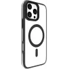 Dėklas eSTUFF ES67141102 iPhone 16 Pro 6,3 colio permatomas juodas