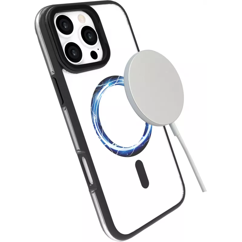 eSTUFF ES67141103 mobiliojo telefono dėklas 17,5 cm (6,9 col.) Dėklas Skaidrus, Juodas