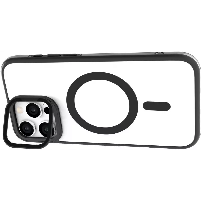 eSTUFF ES67141103 mobiliojo telefono dėklas 17,5 cm (6,9 col.) Dėklas Skaidrus, Juodas
