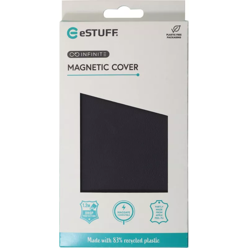 eSTUFF ES67160020 mobiliojo telefono dėklas 15,5 cm (6,1 col.) Užvalkalas Juodas