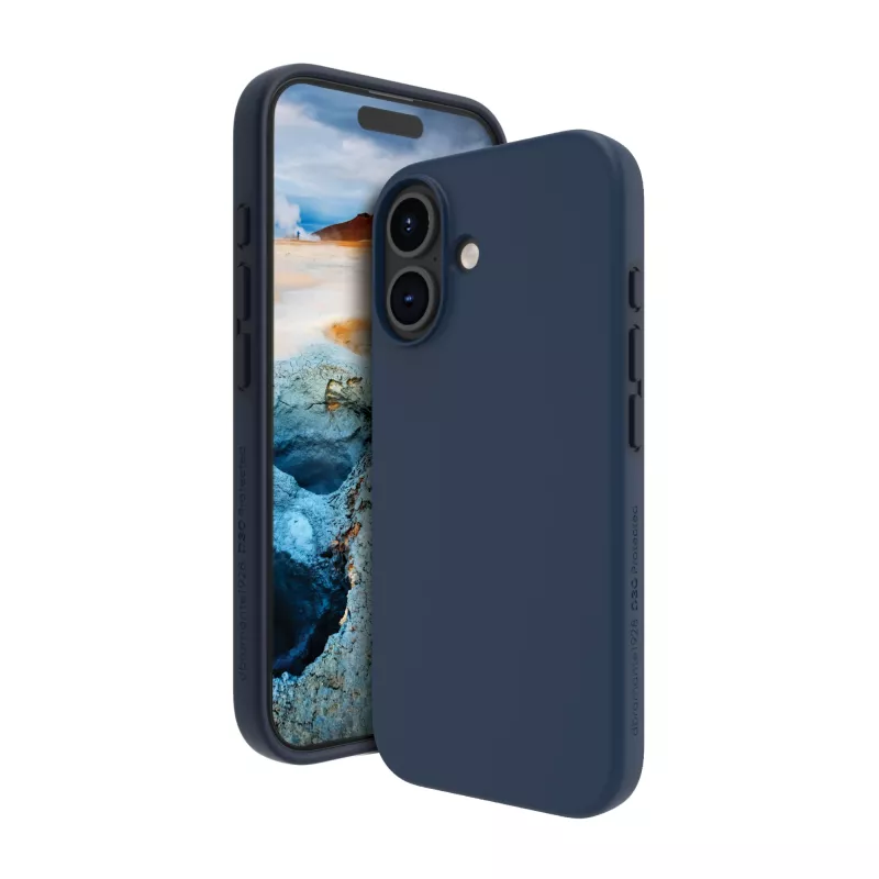 Cover dbramante1928 Iceland Ultra D3O MagSafe iPhone 16 Mėlynas