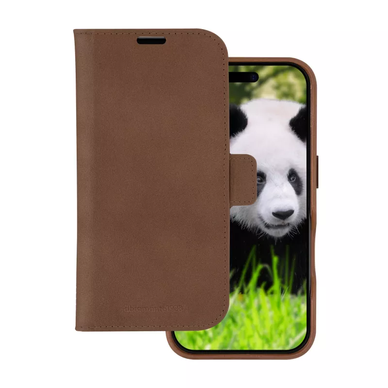 dbramante1928 Lynge MagSafe - iPhone 16 - Dark Tan, Folio, Apple, iPhone 16, 15,5 cm (6,1 colio), Tan