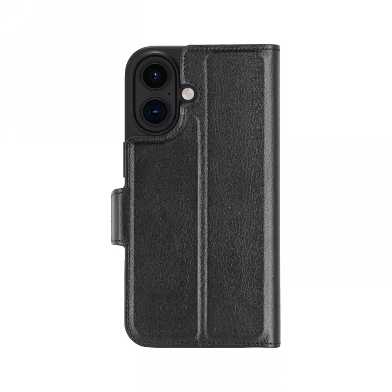Sulankstomas dėklas dbramante1928 Oslo Pro, skirtas Apple iPhone 16, juodas, PU plastikas