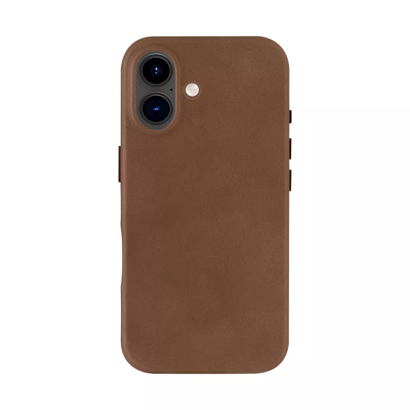 Cover dbramante1928 Roskilde MagSafe iPhone 16 Dark Tan