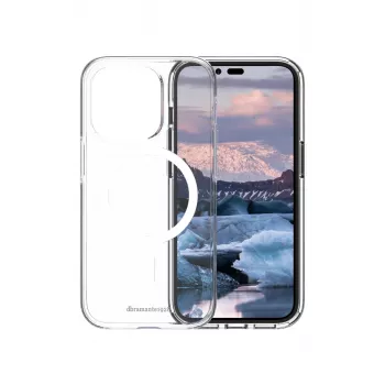 Dėklas dbramante1928 Iceland Pro MagSafe suderinamas su iPhone 14 Pro permatomas
