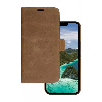 Folio tipo dėklas dbramante1928 Lynge iPhone 14 Pro įdegio spalvos 3 kortelių kišenės