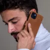 Folio tipo dėklas dbramante1928 Lynge iPhone 14 Pro įdegio spalvos 3 kortelių kišenės