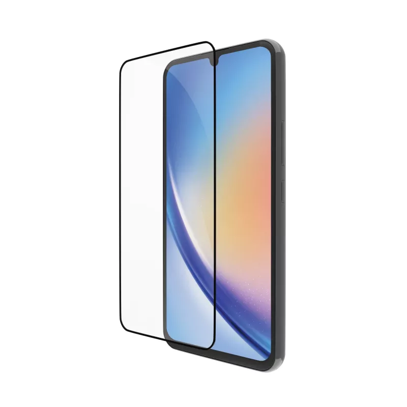 dbramante1928 eco-shield Galaxy A34 Juoda Edge antibakterinės apsaugos rinkinys